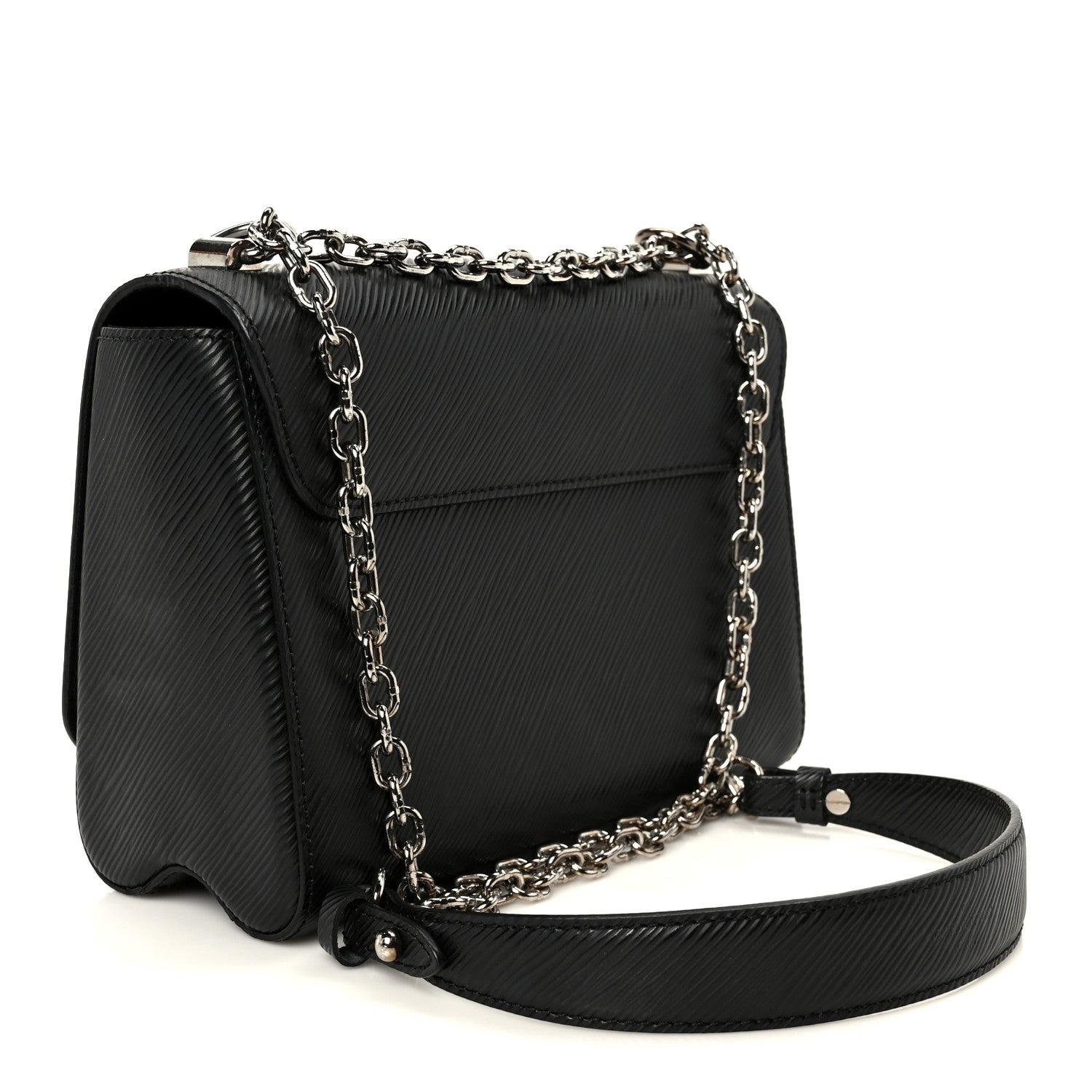 Louis Vuitton Epi Twist Shoulder Bag MM Black 4 of 11