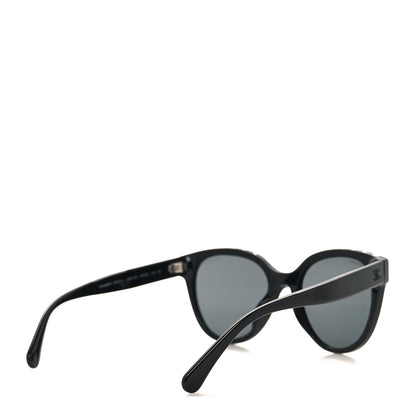 Chanel Acetate CC Butterfly Sunglasses 5414-A Black 4 of 7