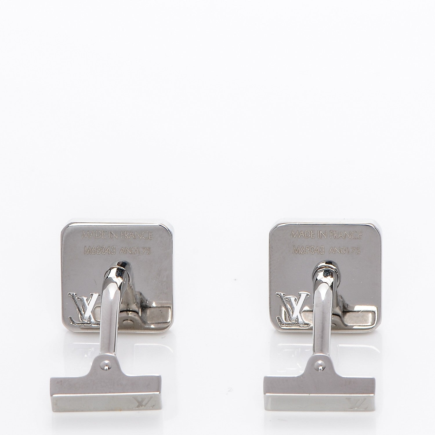 Louis Vuitton Steel Champs Elysees Cufflinks 2 of 4