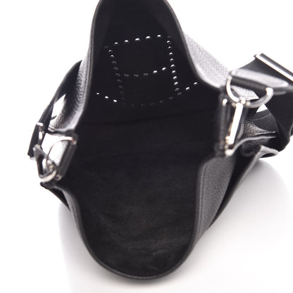 Hermes Taurillon Clemence Evelyne III PM Black 5 of 8