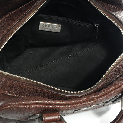 Chanel Caviar Large Outdoor Ligne Doctor Bag Brown 6 of 9