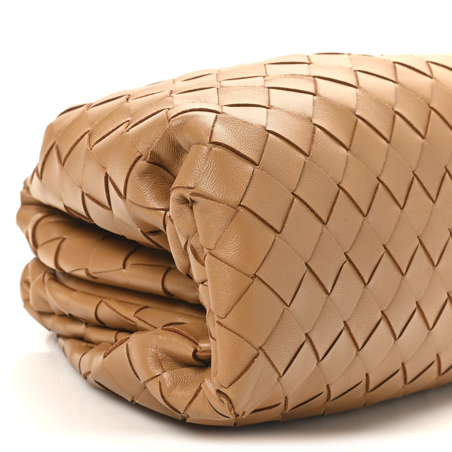 Nappa Intrecciato Teen Pouch Caramel