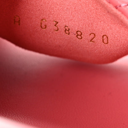 Chanel Lambskin Quilted Textured CC Mules 37.5 Pink 6 of 8