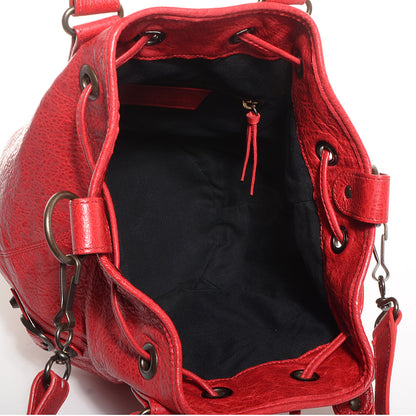 Balenciaga Agneau Classic Hardware Mini Pompon Coquelicot 6 of 11