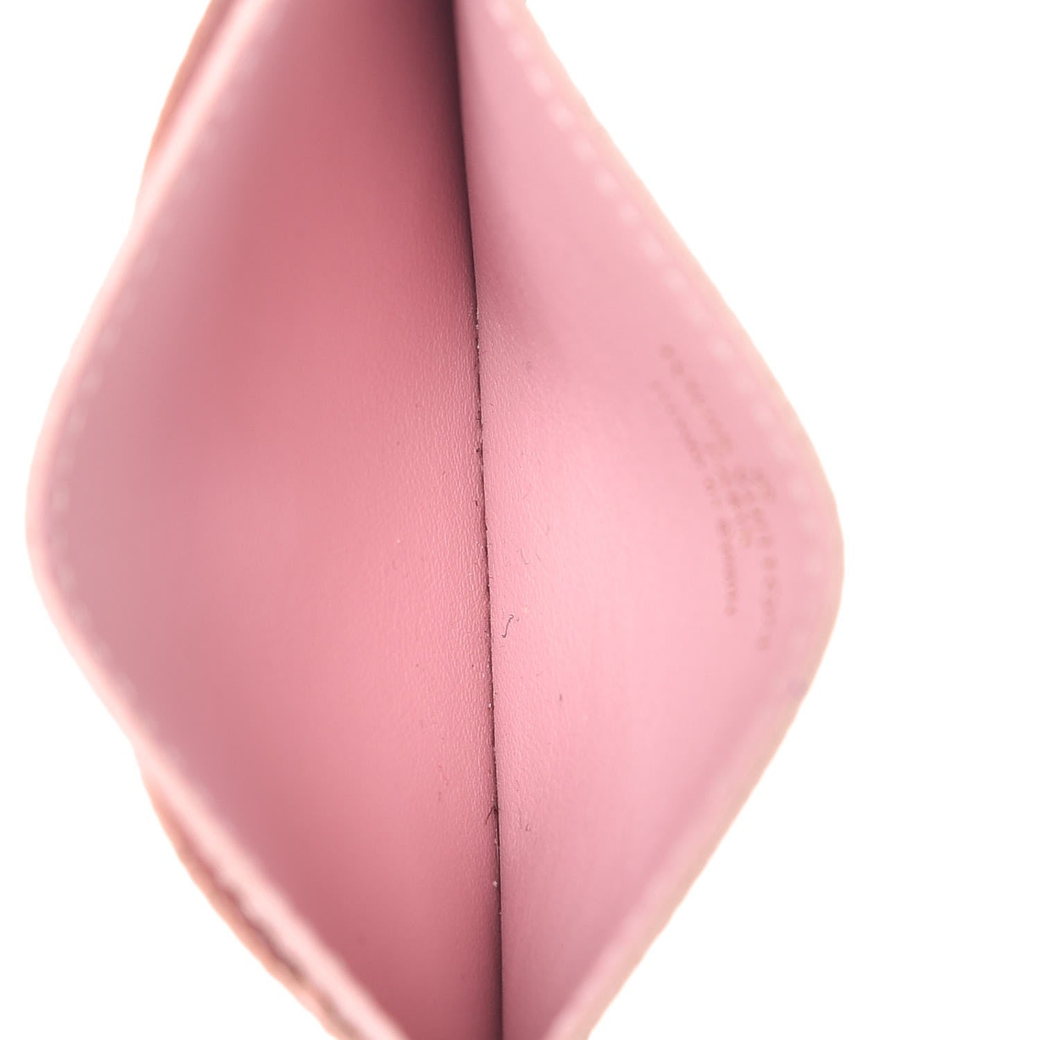 Louis Vuitton Damier Ebene Caissa Card Holder Rose Ballerine 5 of 8