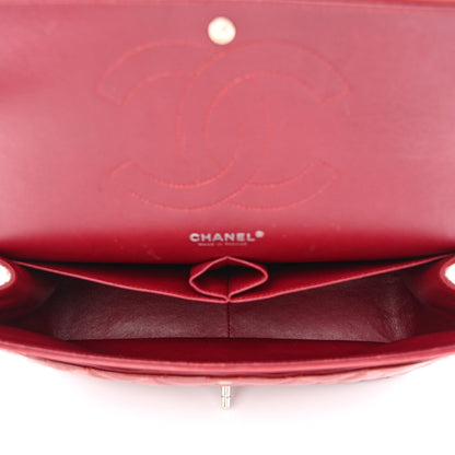 Chanel Patent Quilted Jumbo Double Flap Red 5 of 15