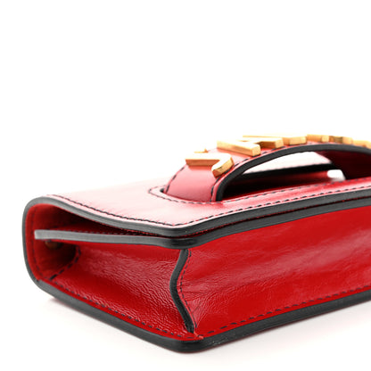 Christian Dior Calfskin Mini J'Adior Chain Flap Bag Spicy Red 8 of 11
