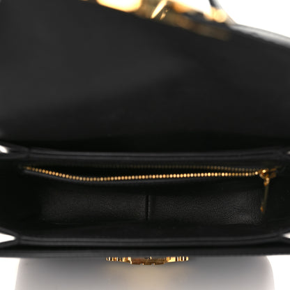 Celine Shiny Calfskin Teen Triomphe Black 5 of 11