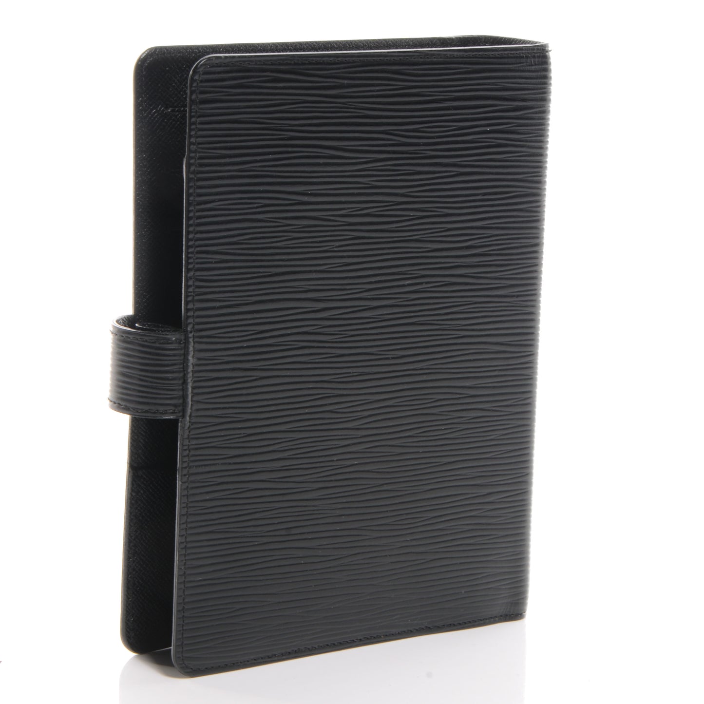 Epi Medium Ring Agenda Cover Black