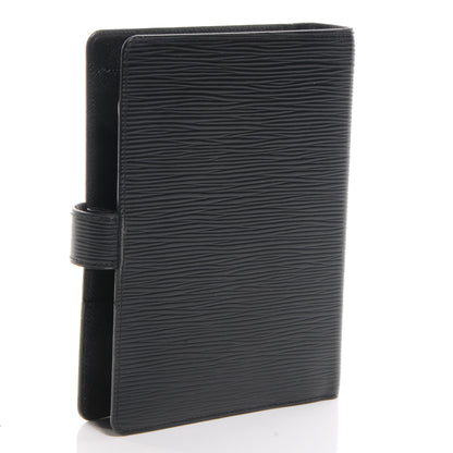 Louis Vuitton Epi Medium Ring Agenda Cover Black 3 of 7