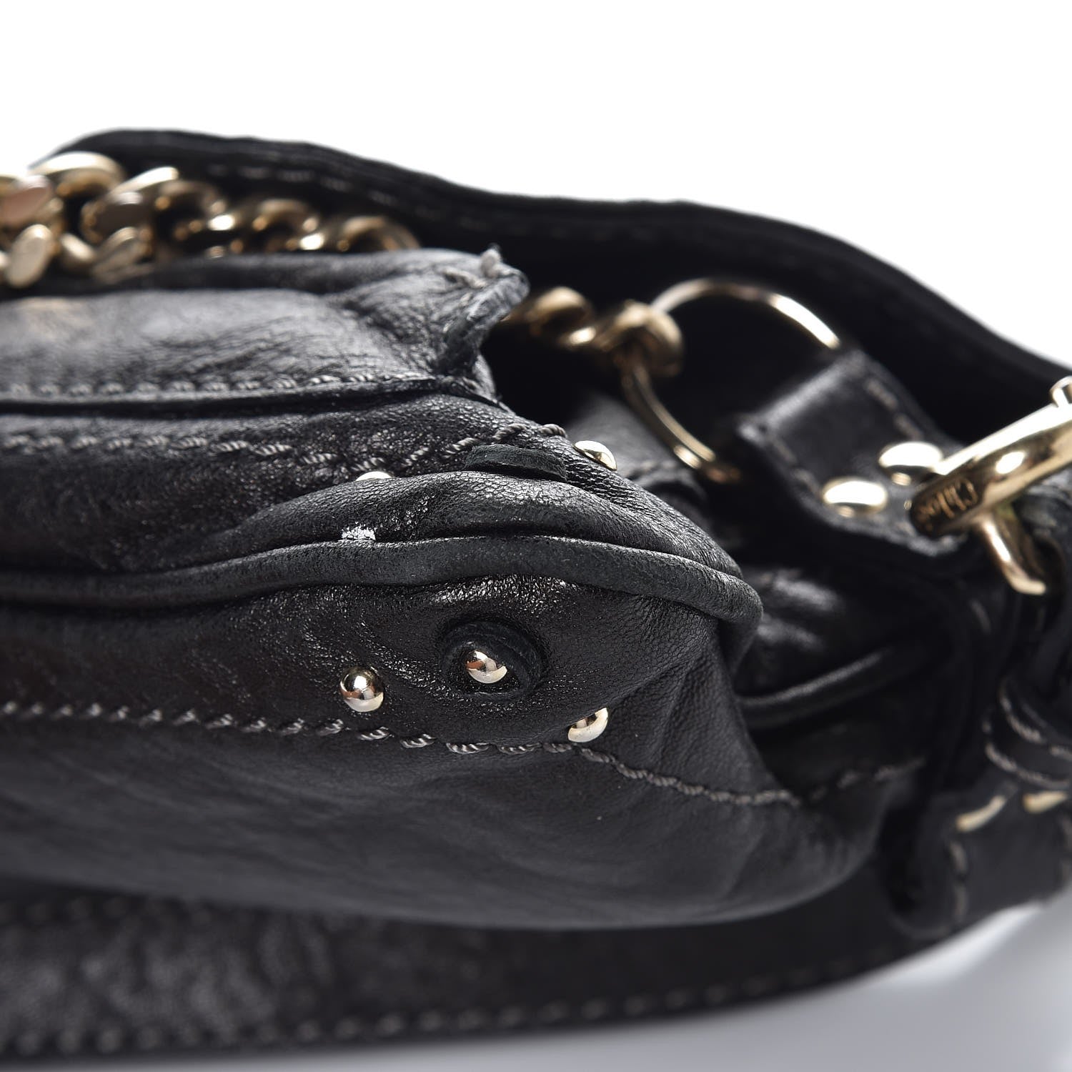 Chloe Lambskin Paddington Capsule Satchel Black 10 of 11