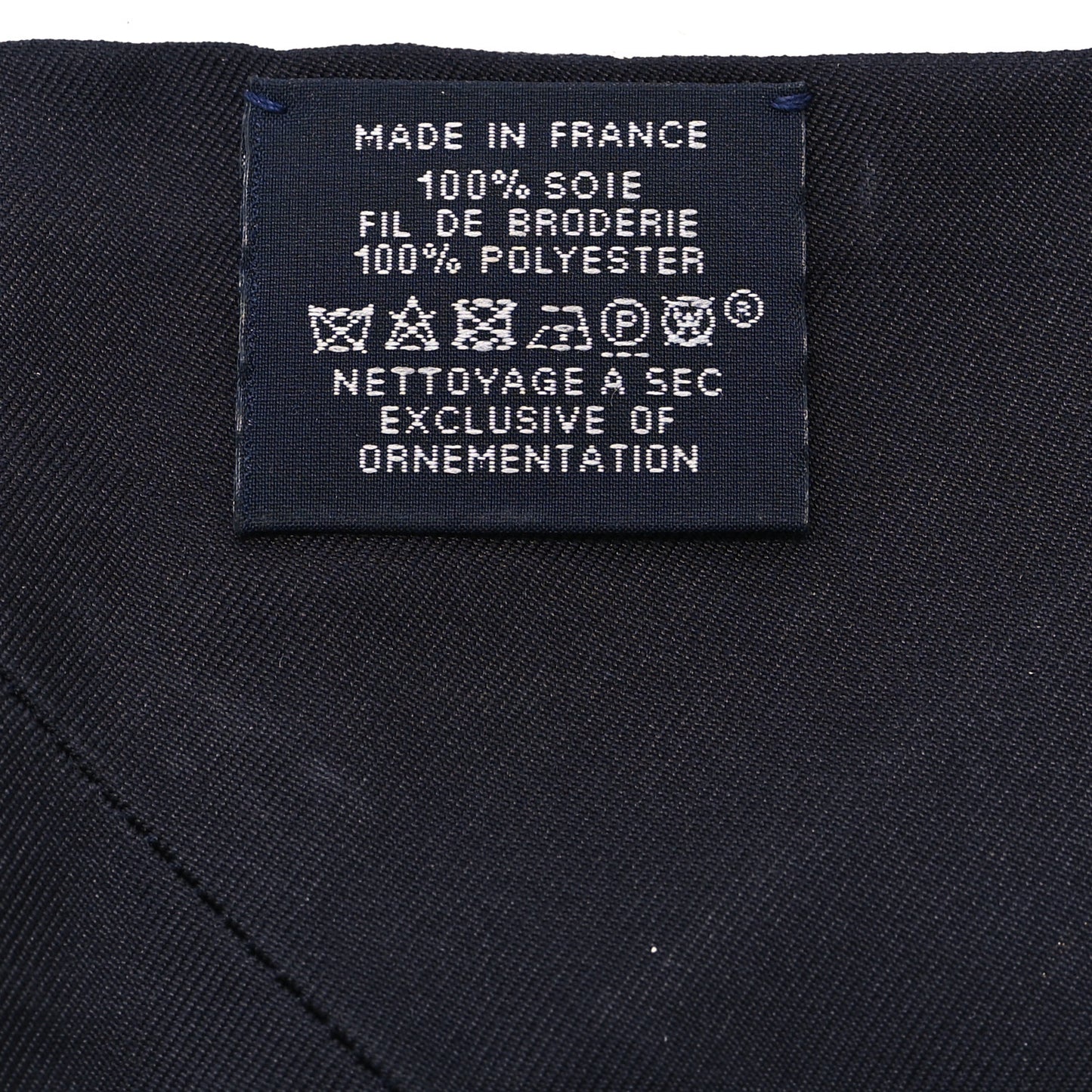 Silk Embroidered A Toute Berline Long Twilly Black Multicolor