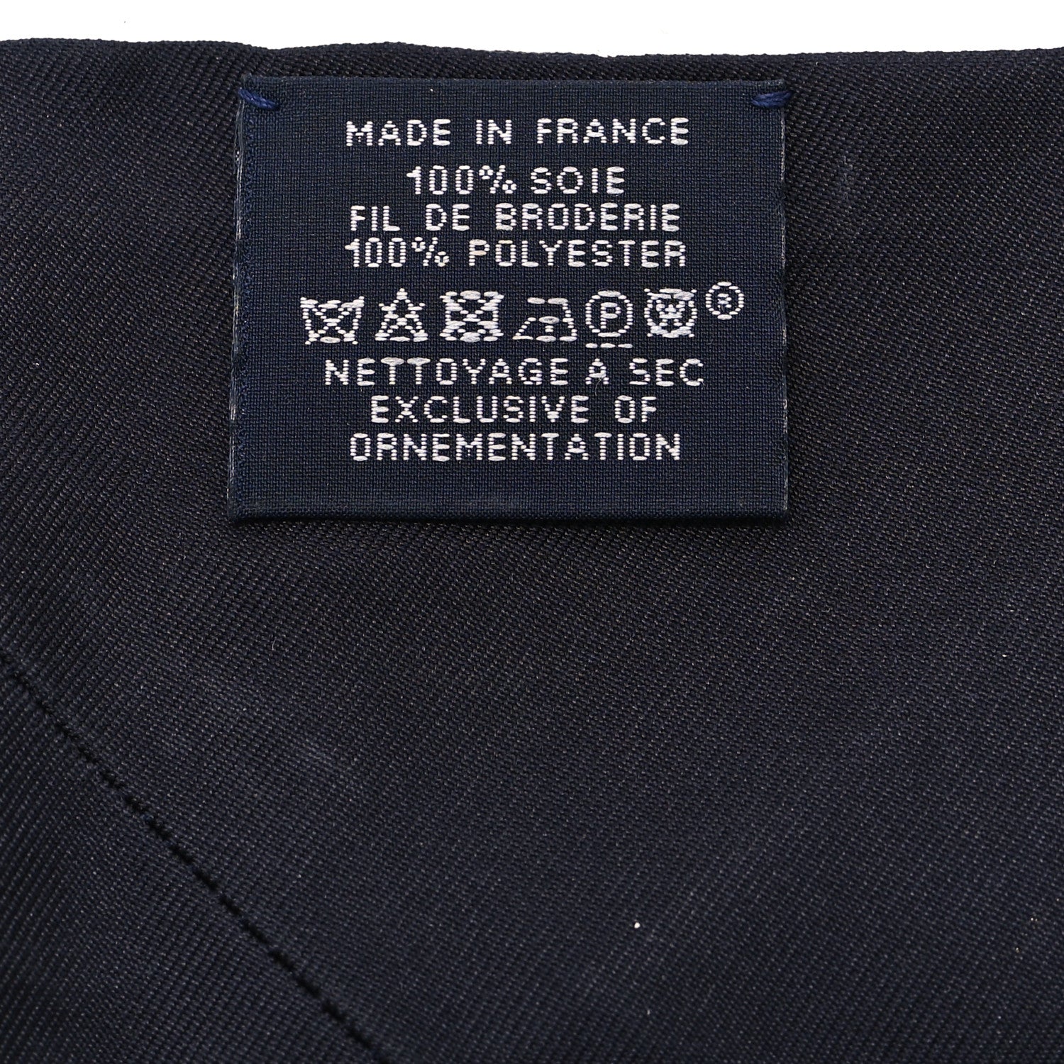 Hermes Silk Embroidered A Toute Berline Long Twilly Black Multicolor 3 of 4