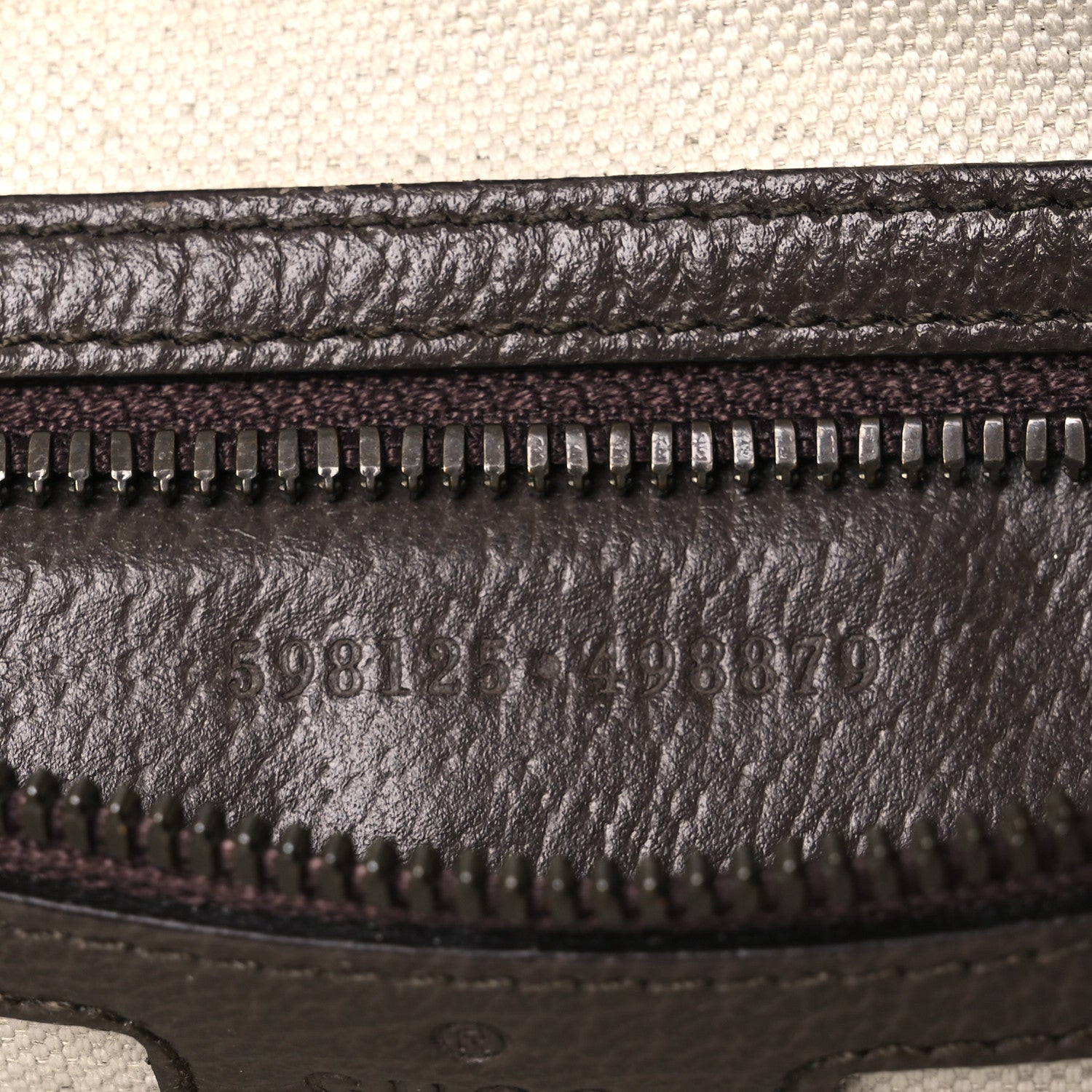 Gucci GG Supreme Monogram Web Small Ophidia Half Moon Hobo Brown 7 of 11
