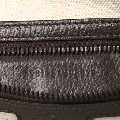 Gucci GG Supreme Monogram Web Small Ophidia Half Moon Hobo Brown 7 of 11