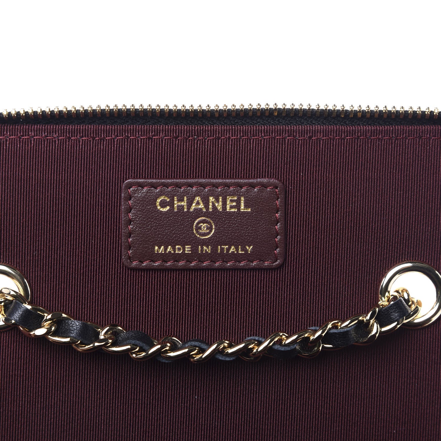 Chanel Lambskin Quilted Small Vanity Case With Chain Black 9 of 11