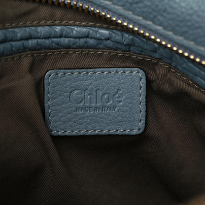 Chloe Calfskin Medium Marcie Satchel Cloudy Blue 15 of 17