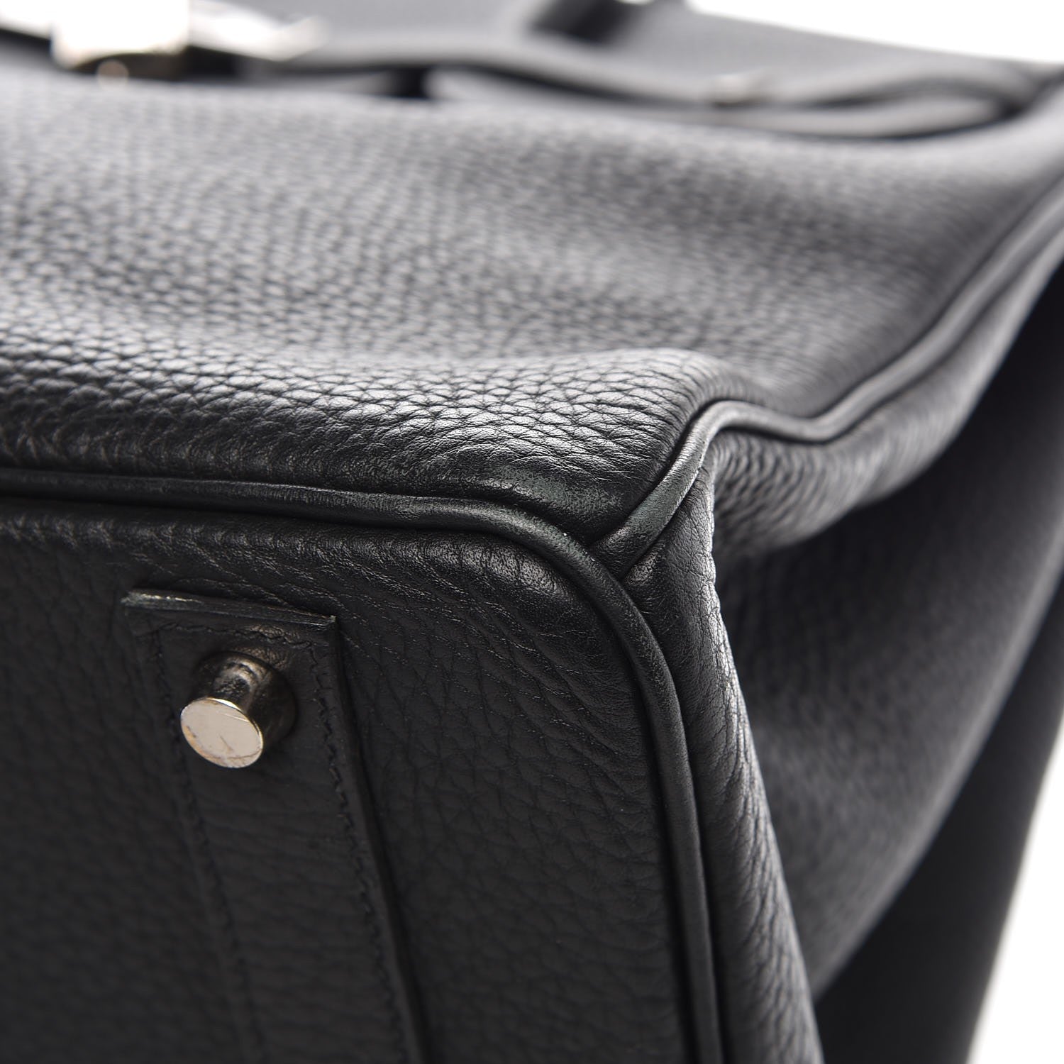 Hermes Taurillon Clemence Birkin 40 Black 33 of 36