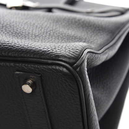 Hermes Taurillon Clemence Birkin 40 Black 33 of 36