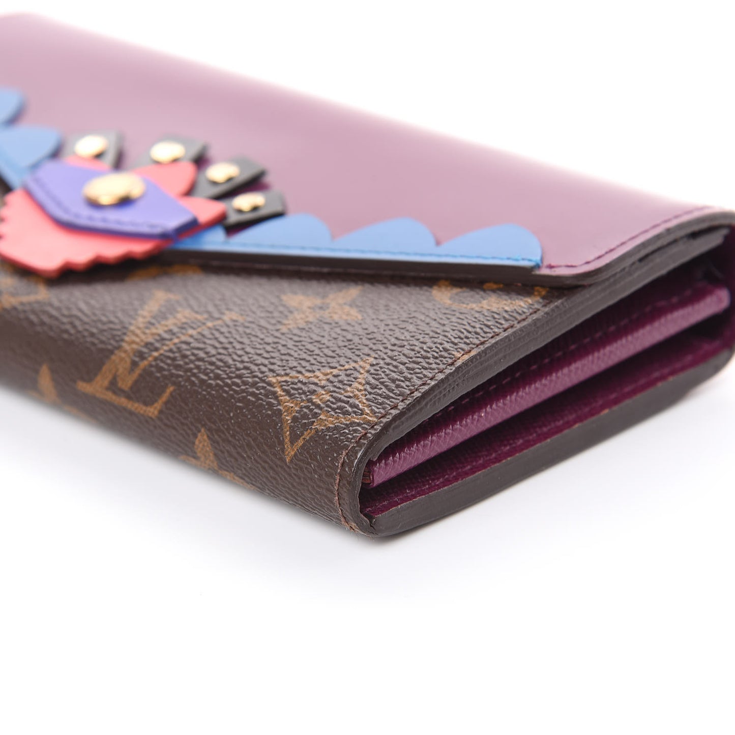 Monogram Totem Sarah Wallet Magenta