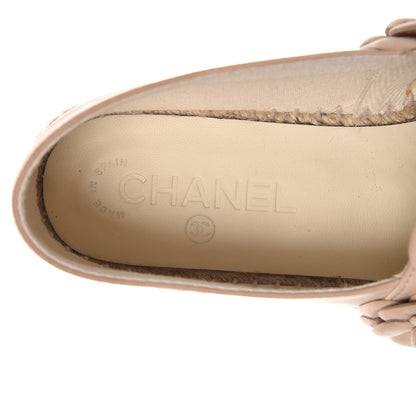 Chanel Suede Camellia CC Espadrilles 37 Pink 8 of 9