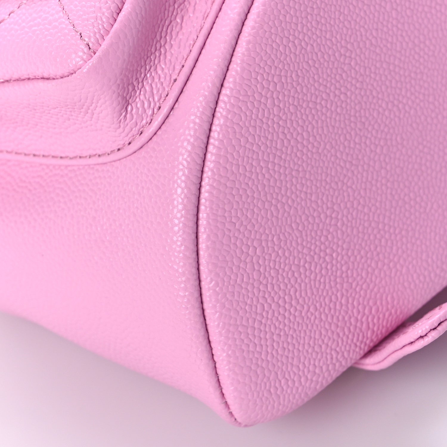 Chanel Shiny Caviar Quilted Small Duma Pockets Drawstring Backpack Lilac 9 of 10