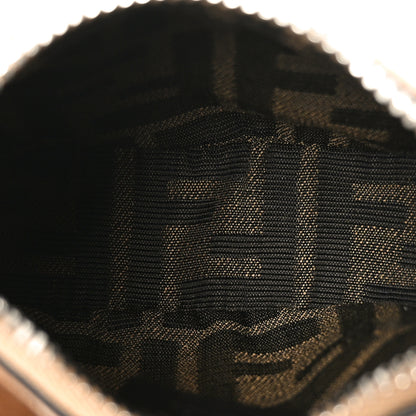 Fendi Vitello Grace Nano Fendigraphy Hobo Charm Miele Scuro 7 of 10