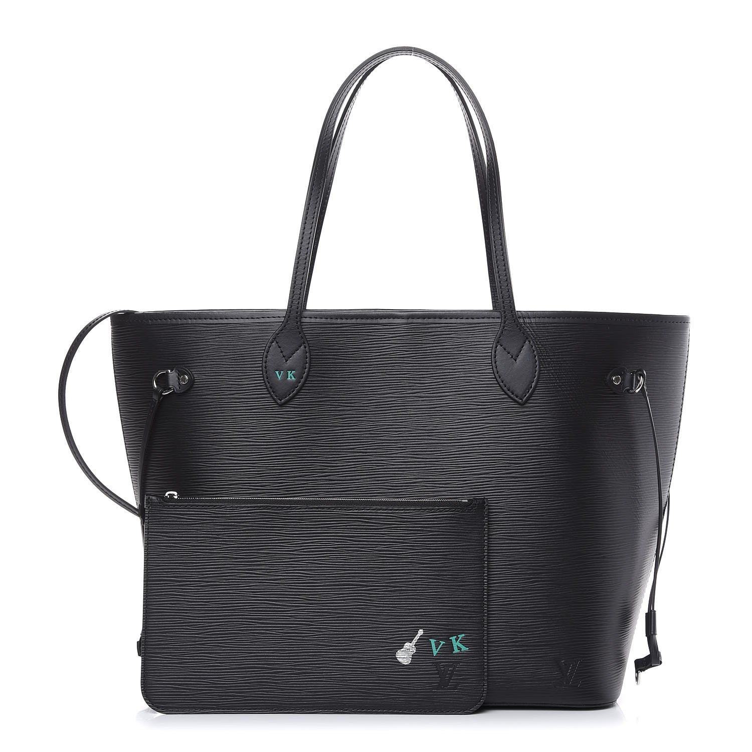 Louis Vuitton Epi Neverfull MM Black 1 of 12