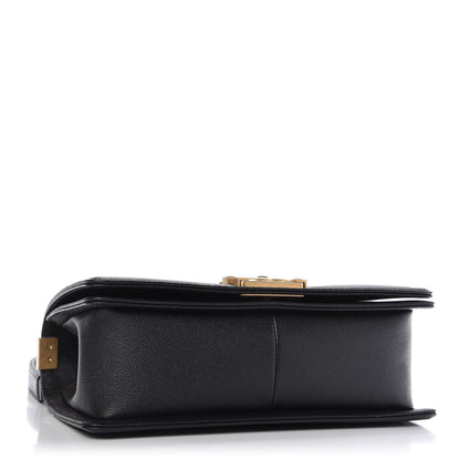 Chanel Caviar Quilted Medium Boy Flap Black 4 of 11