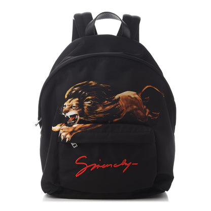 Givenchy Nylon Leo Print Urban Backpack Black 1 of 9