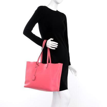 Saint Laurent Calfskin Large Shopping Tote Pale Rose 2 of 15
