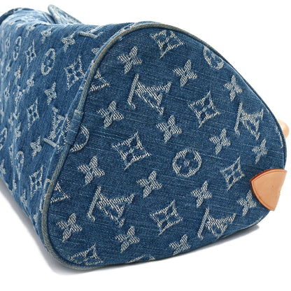 Louis Vuitton Monogram Denim Neo Speedy Blue 10 of 12