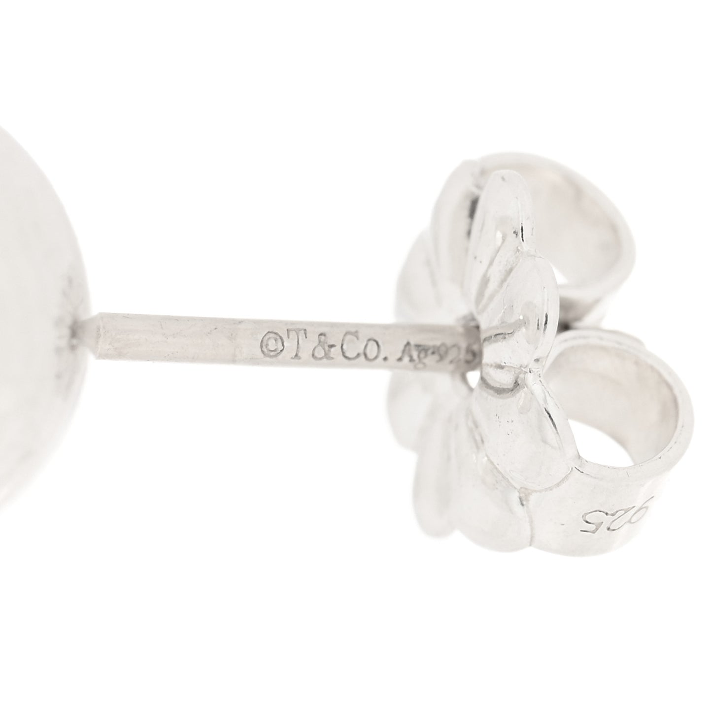 Sterling Silver 8mm HardWear Ball Earrings