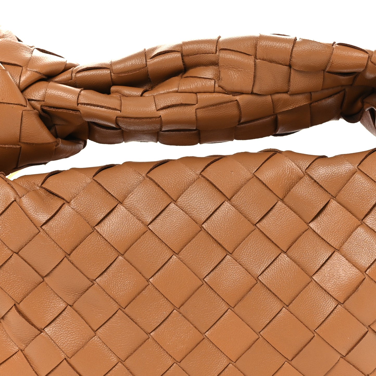 Nappa Intrecciato Mini Jodie Caramel
