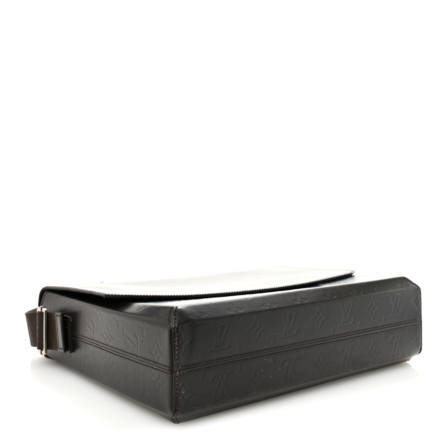 Monogram Glace Fonzie Messenger Bag Cafe