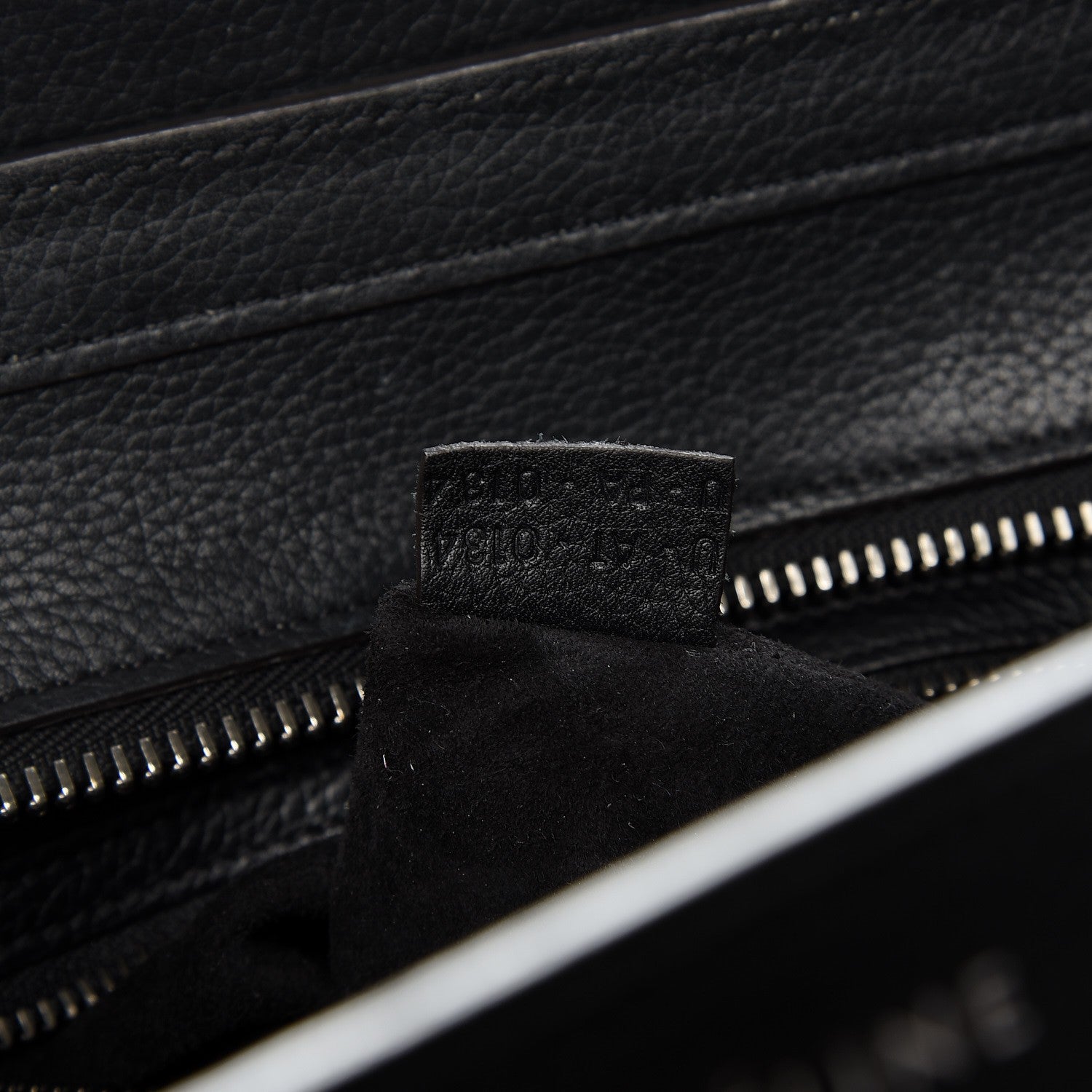 Celine Drummed Calfskin Micro Luggage Black 8 of 16