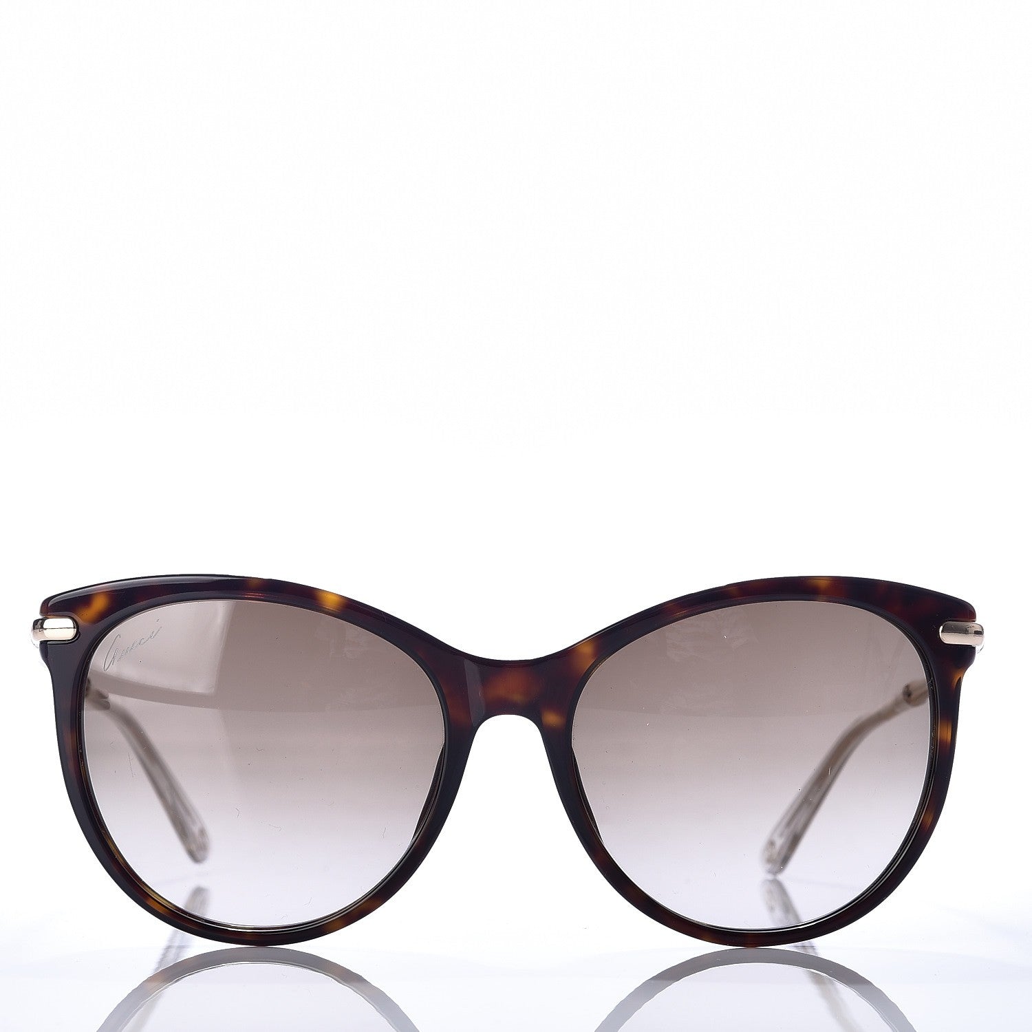Gucci Bamboo Cat Eye Sunglasses GG3771/S Tortoise 2 of 9