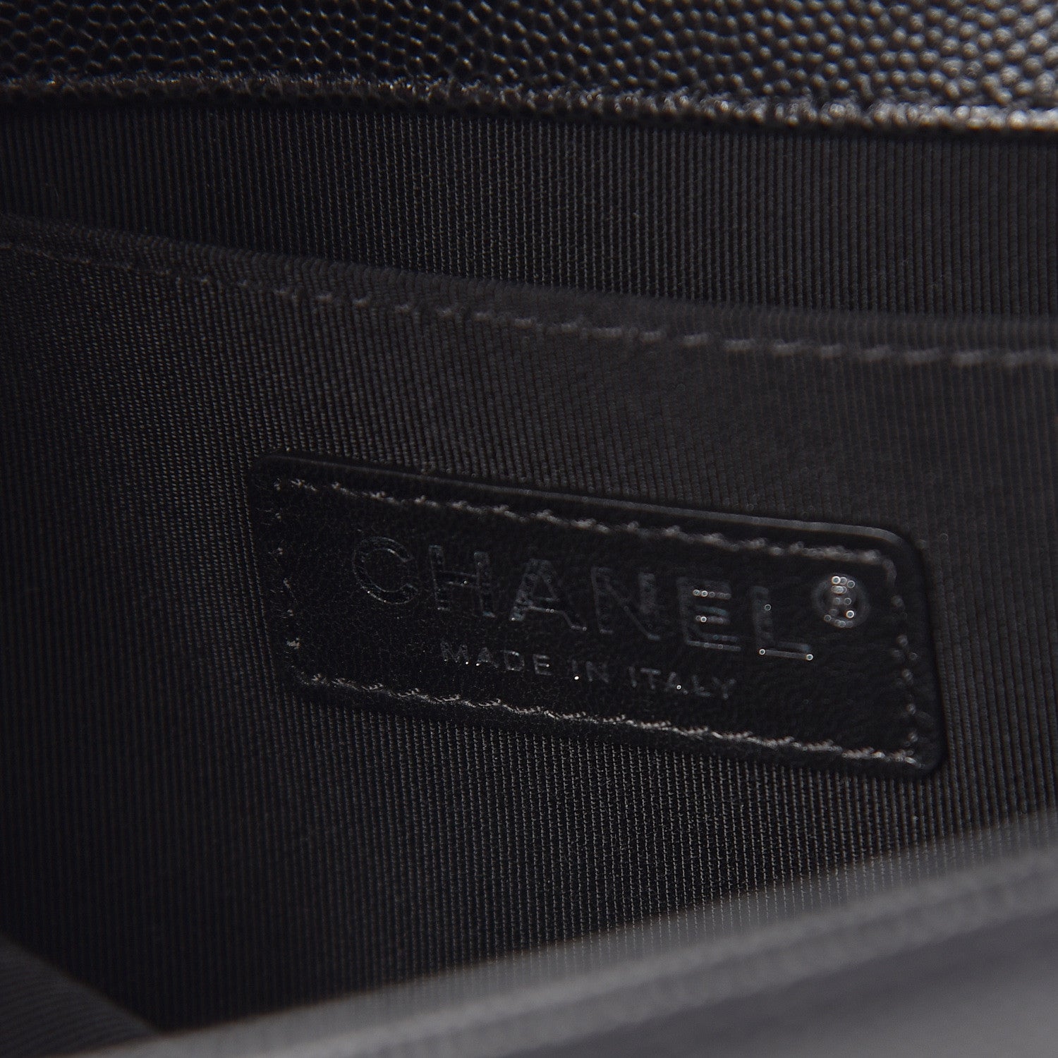 Chanel Caviar Quilted Medium Boy Flap Black 6 of 11