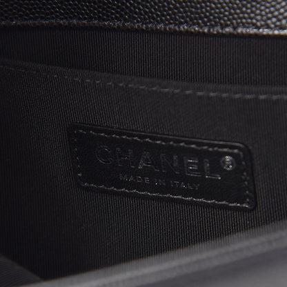 Chanel Caviar Quilted Medium Boy Flap Black 6 of 11