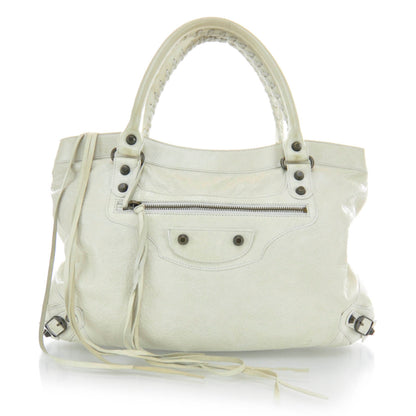 Balenciaga Chevre Classic Hardware Purse White 1 of 9