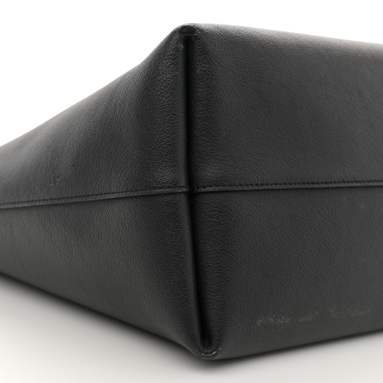 Saint Laurent Calfskin Large Shopping Tote Black 9 of 14