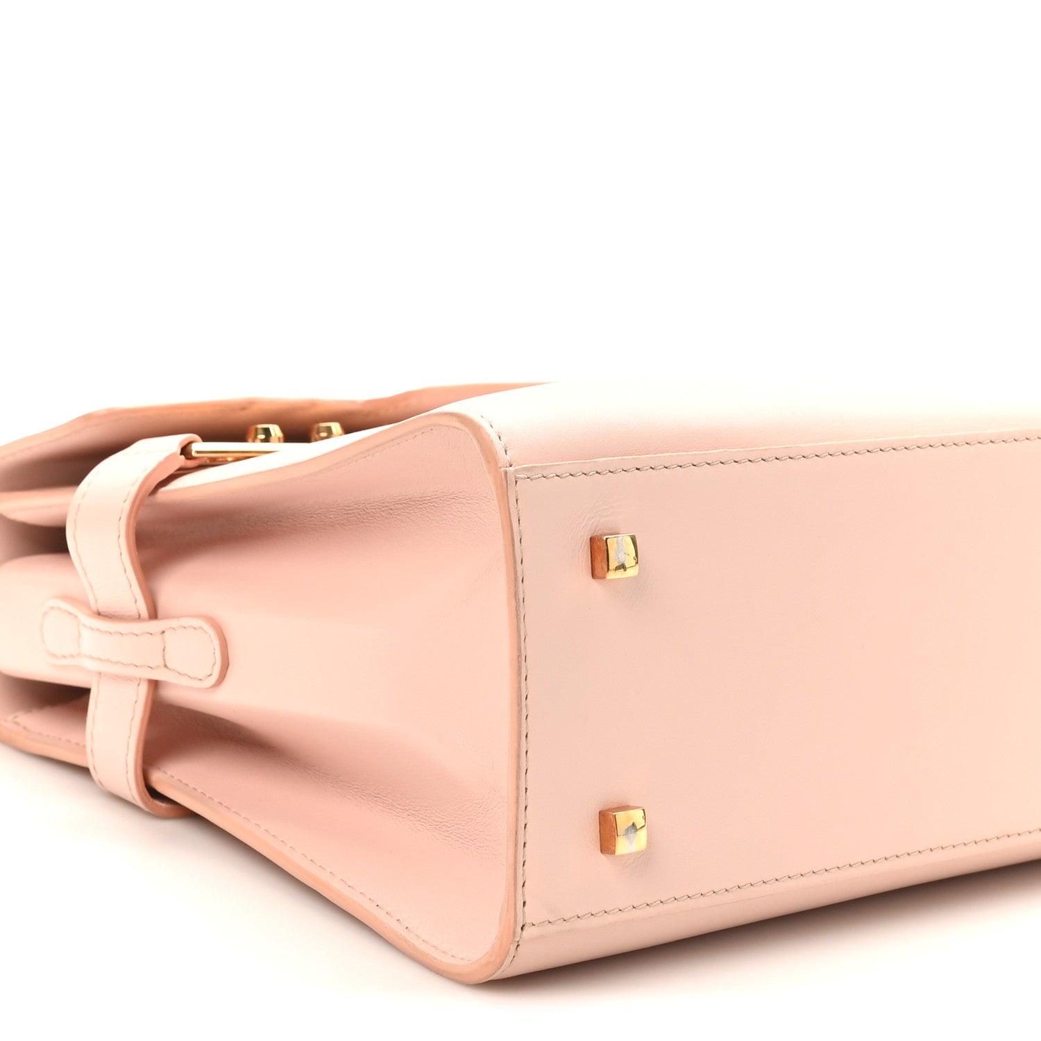 Delvaux Calfskin MM Tempete Satchel Light Pink 9 of 10
