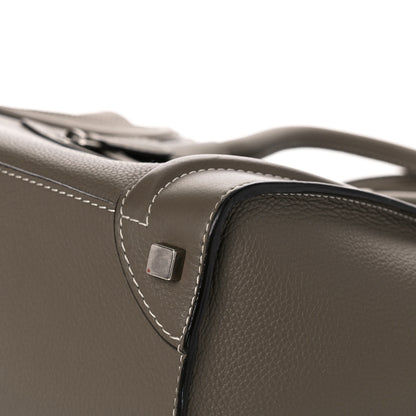 Celine Drummed Calfskin Micro Luggage Souris 9 of 13