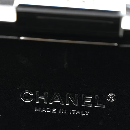 Chanel Plexiglass Barcode Boy Brick Lego Clutch Black 5 of 10