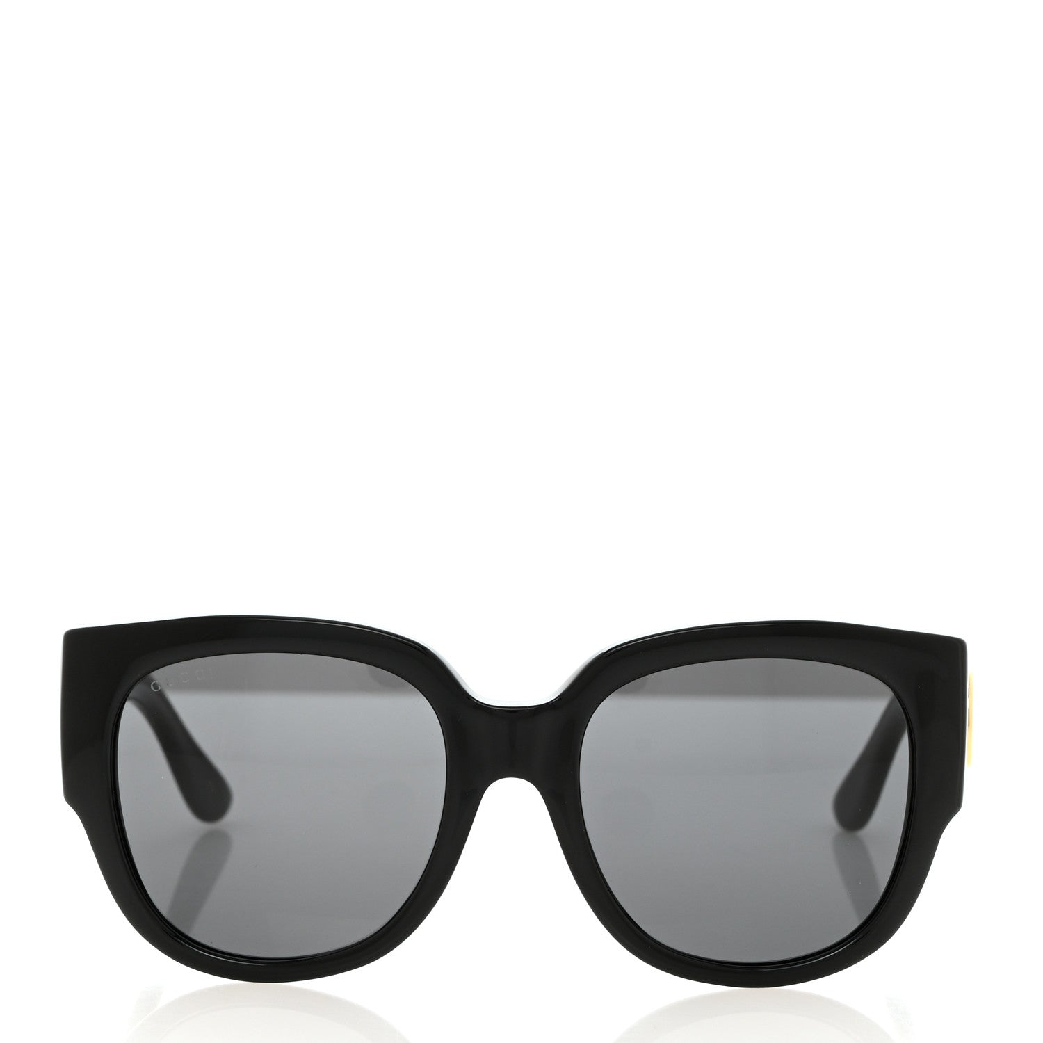 Gucci Acetate Square Frame Sunglasses Black 2 of 8