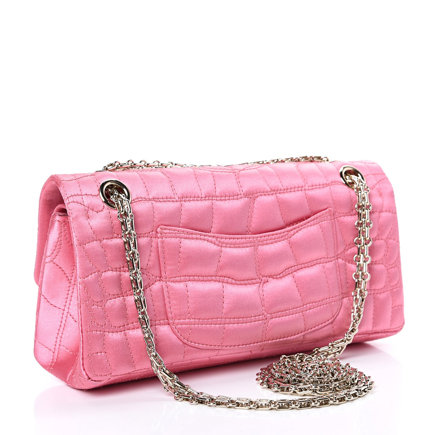 Satin Coco's Croc 2.55 Reissue East West Flap Pink