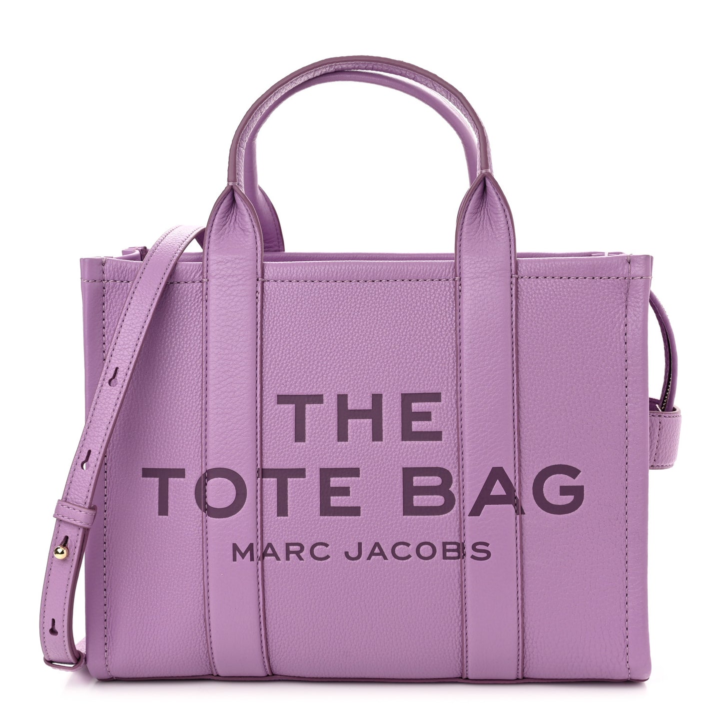 Grained Calfskin Medium The Tote Bag Regal Orchid