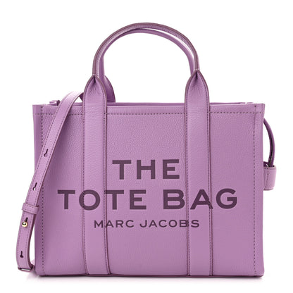 Marc Jacobs Grained Calfskin Medium The Tote Bag Regal Orchid 1 of 11