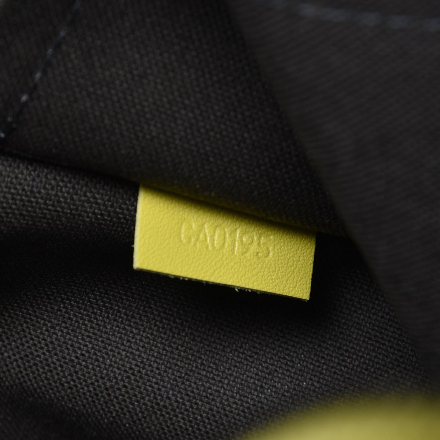 Damier Infini Porte-Documents Vert Acide
