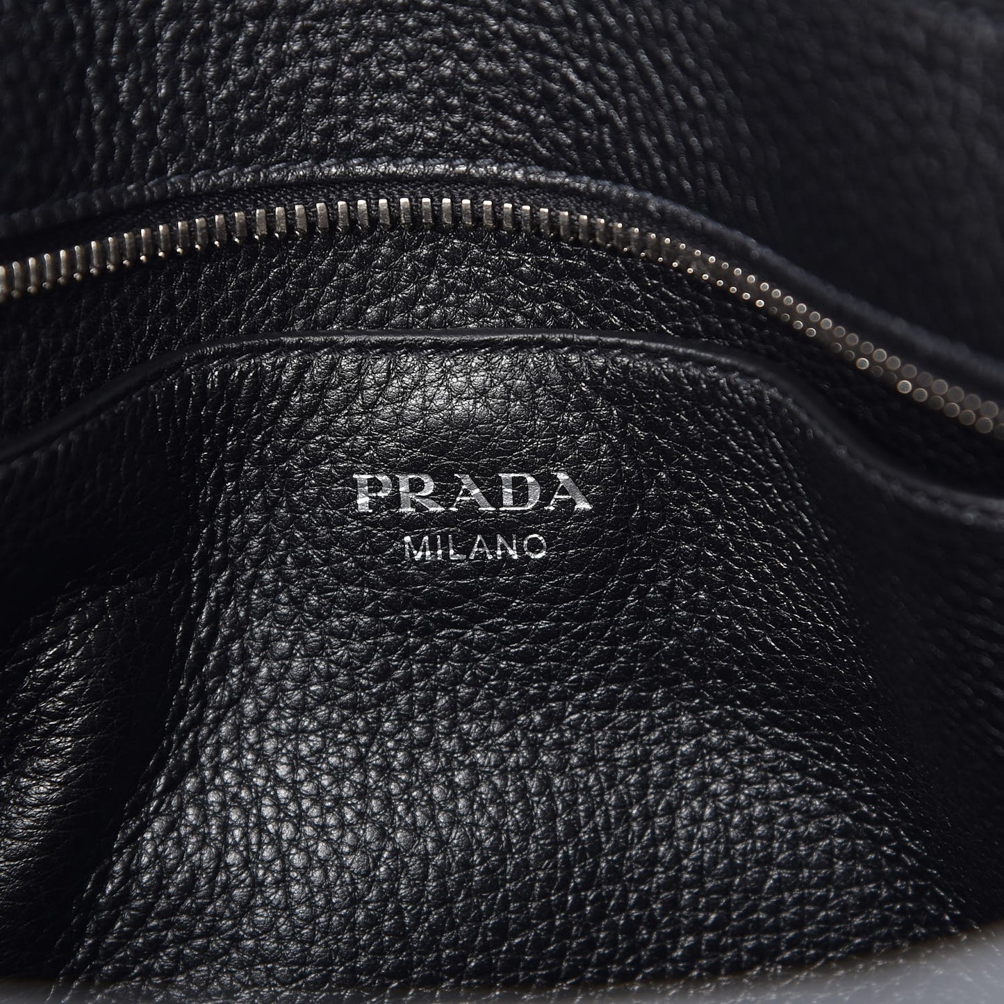Vitello Phenix Top Handle Bag Black